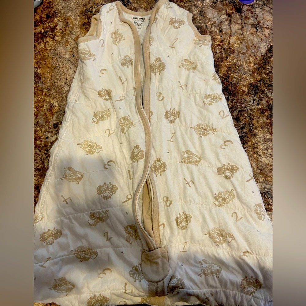 Burt’s Bees Baby Beekeeper Sleep Sack Wearable Blanket 6-12m Medium 16-24lbs